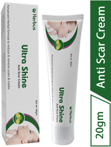 Ultra Healthcare Ultra Shine Advanced Herbal Anti Scar Face Cream Reduce & Remove Scar Marks , for Blemish, Pigmentation ,Whitening Moisturizing ,Skin Care Pimple Removal Cream