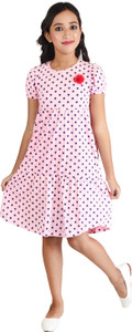Clothe Funn Girls Midi/Knee Length Casual Dress