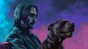 Movie John Wick Dog Keanu Reeves Hd Matte Finish Poster Paper Print ...