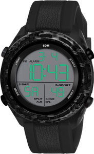 TrackFly 9096 Casual,GYM,Party Wear Digital Stop Watch Day & Date Display Water&Shock Resistance Digital Watch  - For Men