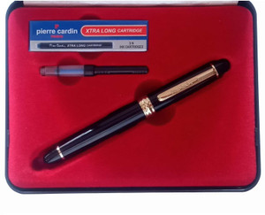 Pierre Cardin President GT Fountain Pen + 4 Blue Ink