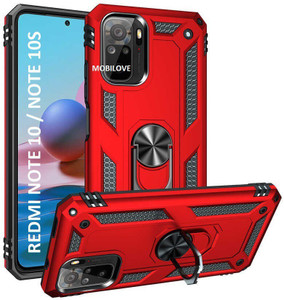 MOBILOVE Back Cover for Redmi Note 10 Note 10s Dual Layer