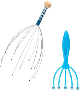 Gopani Steel Ball head Massage Relaxation Five Finger Massager for head Steel Ball head Massage Relaxation Five Finger Head Massager for Hair Growth?Scalp Massager for Deep Relaxation?Head Massage Tool for Stress Reduction in The Office Home SPA मसाज़र