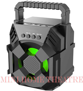 Worricow WS-01|3D Extra Thunder Beat Sound| Splashproof| Water Resistant| Rock Beat Blast Stereo| Mini Home Theatre| Led Colour Changing Lights |AUX Supported| Wireless Speaker for All mobile tablet 10 W Bluetooth Home Theatre