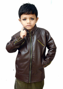 BUGRASI TRADERS Full Sleeve Solid Boys Jacket