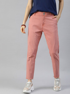 Roadster Boyfriend Women Pink Jeans