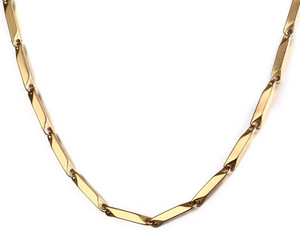 NAKABH Elegant Premium Rice Collection Jewellery Valentine Stylish Fancy Party Wear Titanium Long Necklace Handmade Silver Neckless Style chains for boys men boyfriend girls girlfriend latest design Casual Style Daily use Simple Silver Plated Stainless Steel Chain