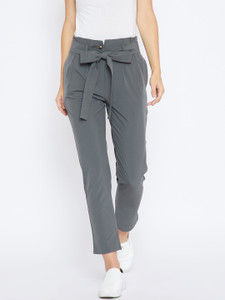 Zastraa Relaxed Women Grey, Grey Trousers