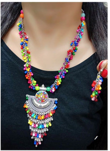 sunhari jewels Alloy Multicolor Jewellery Set