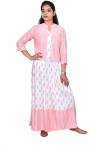 Varsha Fab Women Self Design A-line Kurta