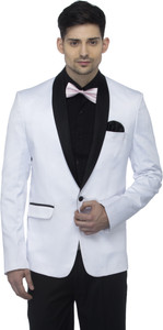 FAVOROSKI Solid Single Breasted Party Men Blazer