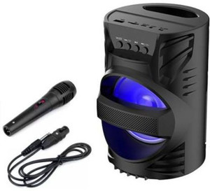 GUGGU GDH_624D_LZ 4104||WS-04|| Karaoke Speaker With Mic Super Bass Bluetooth Wireless Portable compatiable With all smart phones || Karaoke Bluetooth speaker with SD card and USB slot Wireless Bluetooth Multimedia Speaker || Wireless Speaker Ultra Loud Stereo sound || Bluetooth Speaker for Desktop PC|| Bluetooth Speaker Home Audio|| Perfect for home DJ audio player and DJ for outdoor activities || FM , Aux, TF, Speaker Phone / Wireless Speaker Compatible with all your devices. 15 W Bluetooth PA Speaker