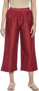 Rangmanch by Pantaloons Regular Fit Women Red Trousers