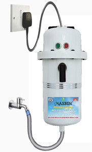 MAXBIN 1 L Instant Water Geyser (Instant portable water heater geyser for use home, White)