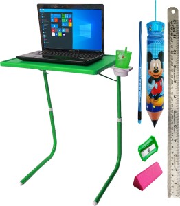 sai praseeda PouchSharpnerEraserMetalScalePencil Plastic Portable Laptop Table