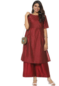 BIBA Women Kurta Palazzo Set