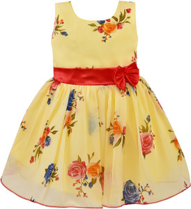 Wish Karo Baby Girls Midi/Knee Length Casual Dress