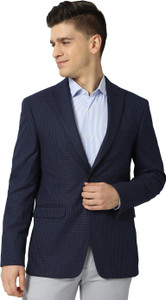 PETER ENGLAND Checkered Single Breasted Formal Men Blazer