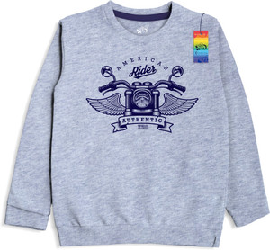 x2o Full Sleeve Printed Boys & Girls Sweatshirt