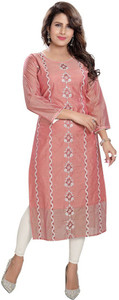 Dream & Dzire Women Embroidered Straight Kurta