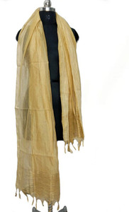 The SDF India Art Silk Striped Women Dupatta