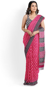 Livaansha Printed Bollywood Pure Cotton Saree