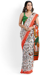 Livaansha Printed Bollywood Pure Cotton Saree