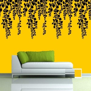 Kayra Decor Creepers Wall Design Stencils For Wall Painting For Home Wall Decoration Suitable For Room Decor And Craft KDS36010 24 " x 40" Reusable wall stencil Stencil