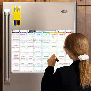 WishKraft Magnetic Daily Task & Time Schedule Planner Dry Erase ...