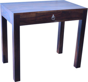 WOOD OASIS Sheesham Wood Solid Wood Study Table Drawer(Free Standing, Finish Color - Walnut Brown Finish) Solid Wood Study Table