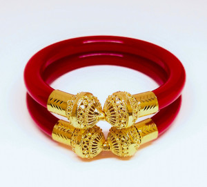 ZR JEWELS Brass Gold-plated Shakha Pola