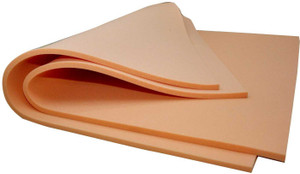 Shree Om Handloom Sofa foam sheet 32 Density (1 inch, Orange) 1 inch Single PU Foam Mattress
