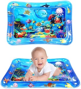 AEXONIZ TOYS Kids PVC Tummy Time Baby Water Mat Inflatable Baby Water Play Mat