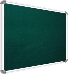 SRIRATNA 2 X 3 feet Green Premium Material Notice Pin-up Board/Pin-up Board/Bulletin Board/Pin-up Display Board for Office, Home uses, (Pack of 1) Notice Board