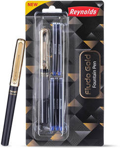 Reynolds Fludo Gold Blue Fountain Pen