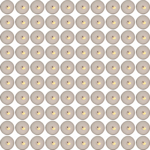 Parkash Candles Tealight Candles Pack of 100 pcs (unscented, 3 hrs burning ) Candle