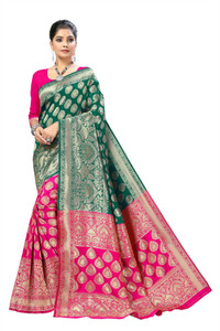 Vedant Vastram Woven Banarasi Silk Blend Saree