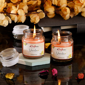 eCraftIndia Jar - Vanilla Candle