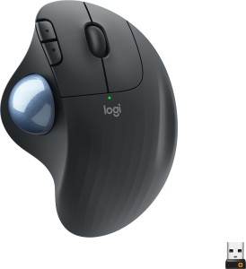 Logitech Ergo M575 with Trackball - Easy Thumb Control, Ergonomic Wireless Optical Mouse