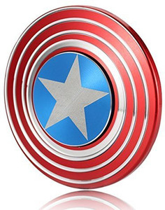 Bal samrat Captain America Shield Full Metal Bearing Fidget Spinner R1 Red and Blue