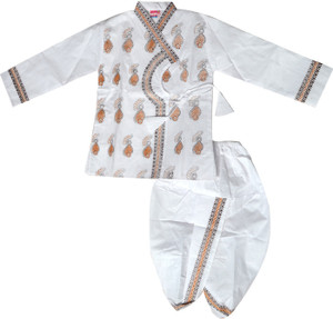 navraj Baby Boys Festive & Party Dhoti & Kurta Set