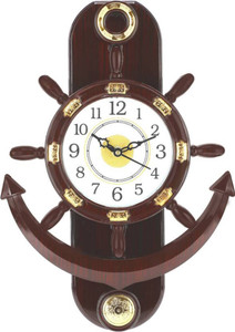 GrabBasket एनालॉग 38 cm X 26 cm दीवार घड़ी