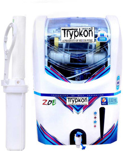 trypkon ZOE MINERALS CARTAGE 12 L RO + UF + UV + UV_LED + TDS Control Water Purifier