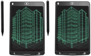 JYTIQ LCD Digital Writing Tablet/E-Writer Pad/Portable Ruff E-pad with Pen for and Kids for Paperless Electronic Writing and Drawing ( black COMBO)