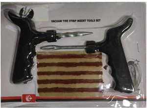 Sealink Tubeless Tyre Puncture Repair Kit Black Handle with 5 Puncture Strips Tubeless Tyre Puncture Repair Kit