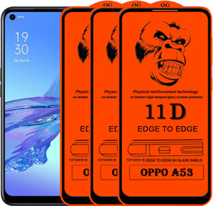TOPTEMPER Edge To Edge Tempered Glass for OPPO A53
