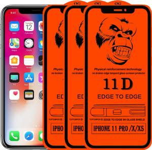 TOPTEMPER Edge To Edge Tempered Glass for Apple iPhone X