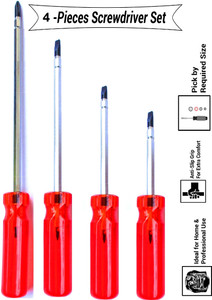 PRECISTO Gevolt 2-in-1 Magnetic Screw Drivers Pack of 4 Combination Screwdriver Set