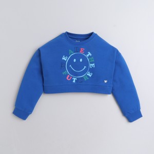 Ed-a-Mamma Full Sleeve Embroidered Girls Sweatshirt