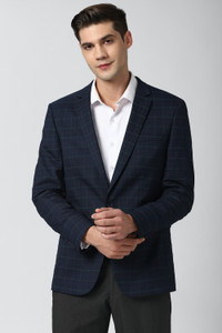 PETER ENGLAND Checkered Single Breasted Formal Men Blazer